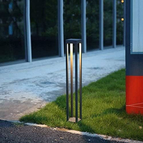 WSSBK LED тревник светло нордиски плоштад алуминиум надворешен столб за столб за базен за декорација Патио градина пост столб на водоотпорен