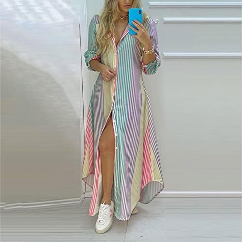 Maseенски моден лента за печатење V-врат со врата, облечени обични фустани за жени кои лежат тенок каросерија за завиткување на колковите долги