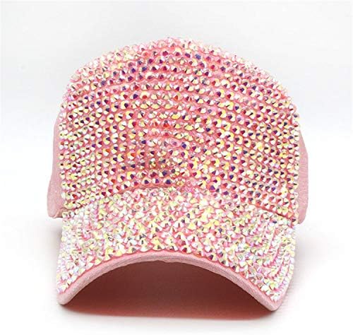 Andongnywell Unisex разноврсна бејзбол капа со дијамантска капа капа капа капа за заштита од сонце вметната дијамантска капи