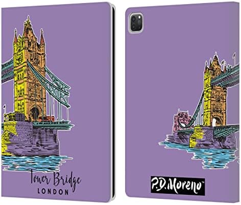 Дизајн на главни случаи официјално лиценциран П.Д. Морено мост во лондонски градски скици во лондонски градски скици за кожни