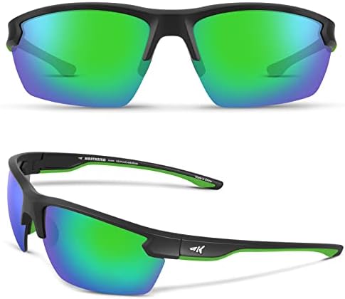 Касткинг Иноко Поларизирани Спортски Очила За Сонце За Мажи И Жени, Идеални За Бејзбол Риболов Возење Велосипед И Трчање, Ув Заштита