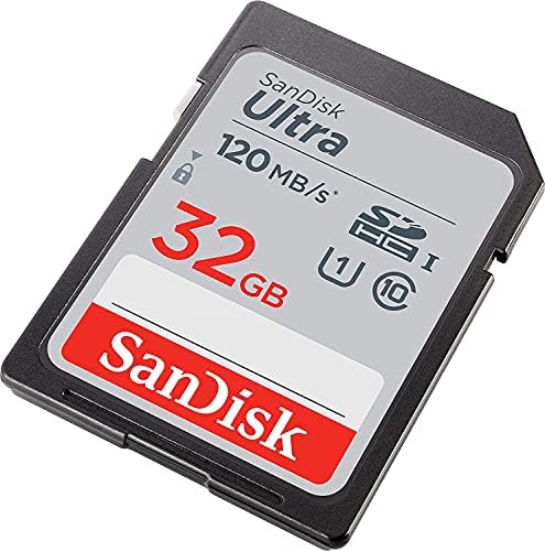 Sandisk 32gb SDHC SD Ултра Мемориска Картичка Работи Со Canon Powershot ELPH 360 HS, SX70 HS, SX620 HS Камера UHS - Јас Пакет Со Сѐ, Но Stromboli