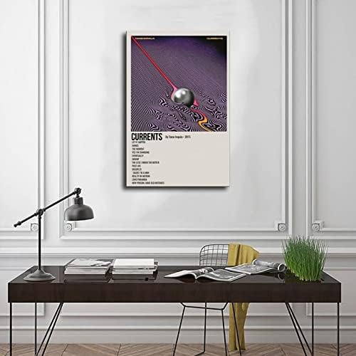 Струи постер скромен албум насловната импела постер wallидна уметност декор спална соба канцеларија соба дневна соба подарок за непушање во стил 12x18inch