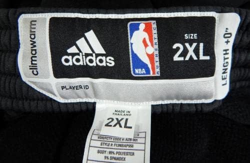 2013-14 Орландо Меџик тим издаде панталони за црни практики 2XL DP46842 - користена игра во НБА
