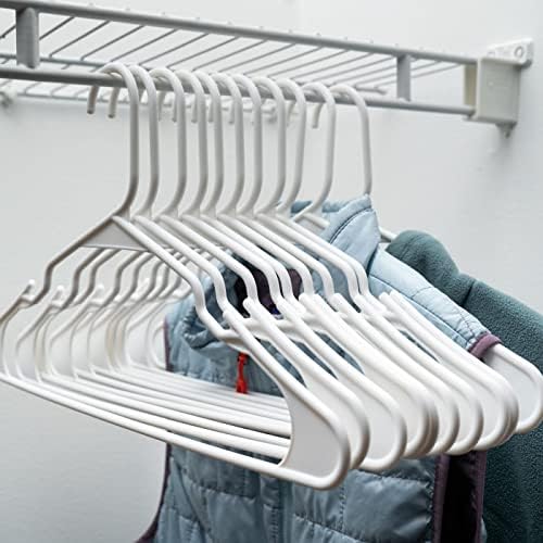 20 пакувања закачалки со тешка облека-Организирајте го вашиот плакар без напор со дизајн што не се лизга, заштеда на простор