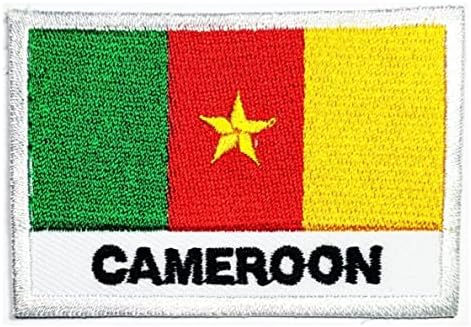 Кленплус 3 парчиња. 1. 7Х2, 6 ИНЧИ. Национално Знаме На Камерун Закрпи Знаме Земја Воена Тактичка Везена Апликација Железо На Лепенка