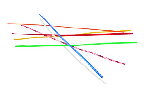 Врски за пресврт на хартија од врвни пакувања, 4 x 5/32, зелена боја