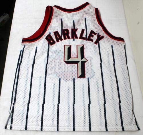 Чарлс Баркли Гроздобер Хјустон Ракети Стартер Jerseyерси со големина 52 во одлична форма - НБА непотпишана разнолична