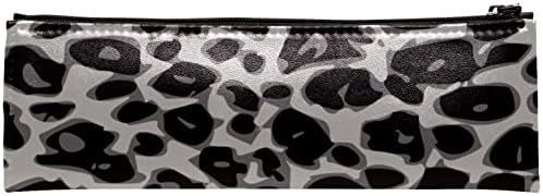 Тбуобт Торба За Шминка Патување Козметичка Торба Торбичка Чанта Чанта Со Патент, Леопард Печатење Модерна Сива Мода
