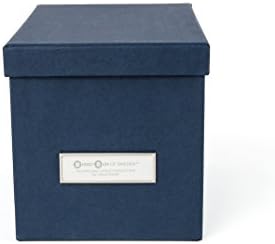 Десктоп кутија Бигсо Кристина, кутија за складирање на ЦД за мали предмети, издржлива и украсна кутија за складирање со капак,