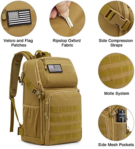 G4Free 35L воен тактички ранец за опстанок на ранец мол пакет со бубачки торбички рак на риболов ранец ден пакет