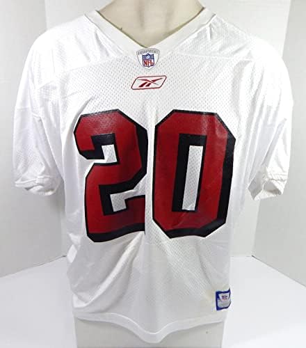 2002 Сан Франциско 49ерс Гарисон Херст 20 игра издадена бела практика Jerseyерси 4 - Непотпишана игра во НФЛ користени дресови