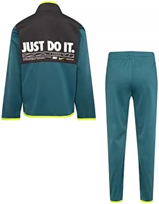 Nike мало момче Спортска облека осветли целосна поштенска јакна и џогер Пант Трикот 2 парче сет
