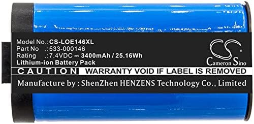 Камерон Сино Батерија за Logitech 084-000845, 984-001362, Megaboom 3, S-00171, Ultimate Ears Megaboom 3 PN: Logitech 533-000146 3400MAH / 25.16WH