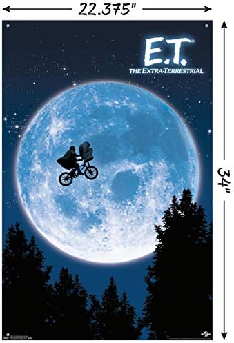 E.T. Екстра-коприва wallиден постер со пинови за притискање