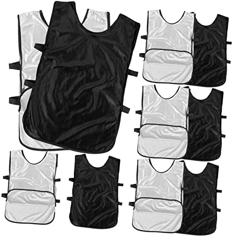 Inoomp 6pcs фудбалски тренинг елек детска костум спортска облека деца елек pinnies фудбалски тренинг костум фудбал фудбал Jerseyерси кошаркарски тренинг костум фудбалски пе?