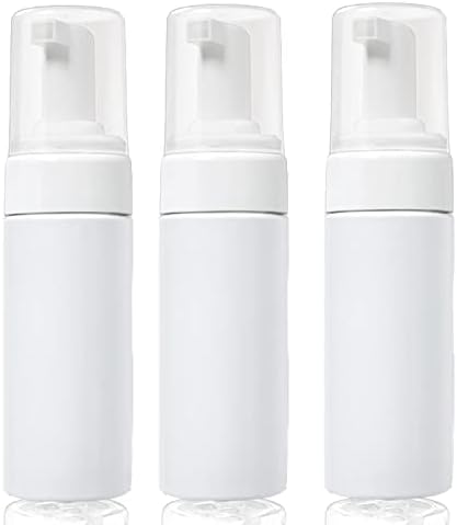 Шишиња со пумпа за пенење со 3 пакувања со големина - празни диспензери за течни сапуни за пенење - за повторно полнење на сапун за рачно
