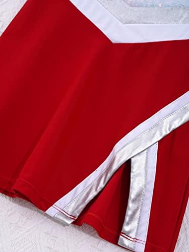Облека за гимнастика за девојчиња Inhzoy со шорцеви атлетски 2 парчиња тениски голф спортски фустани облеки за активна облека за активни облеки