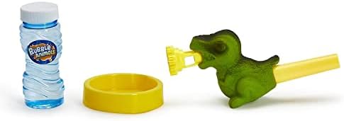 Две компанијата Dino-Mite T-Rex Bubble Maker, 1,6 мл раствор за меурчиња од сапун, пластика