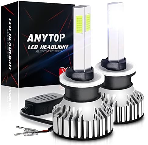 ANYTOP 880 Led Сијалица За Магла, 893 890 899 Кочан ЧИПОВИ 6000K 8000Lumens Ксенон Бела Исклучително Супер Светла, Пакет од 2