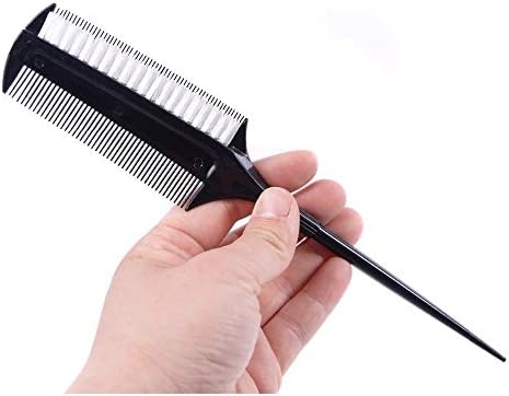 N/A Professional Foirsing Double Side Bade Comb со најлонска коса сушење четка за нијанса чешла четка за коса четка за четка за коса, алати за стилизирање на коса