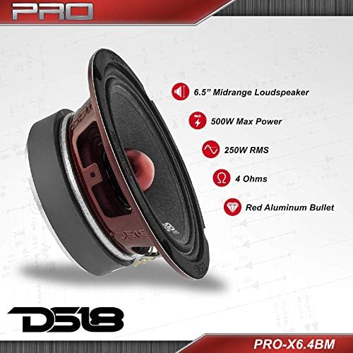 DS18 Пар PRO-X6. 4BM 6.5 Среден Опсег Звучници + Пар НА ПРО-TW820 Супер Високотонец - Среден Опсег/Високотонец Компонента Сет Комбо-Врвен Квалитет Аудио Врата Звучници За Автом