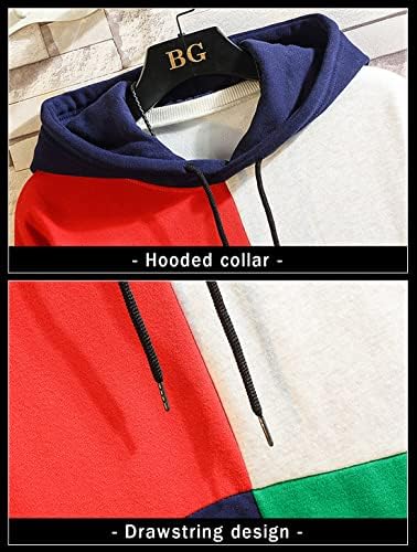 Машки модни дуксери за мажи Xiaoyao TechWear Sweatshirts, Unisex Long Sneave Лесен хип -хоп уличен пулвер