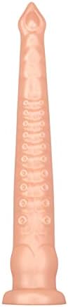 Октопод силиконски анален приклучок Реалистичко пипало играчко играчка, екстра долго животно дилдо со вшмукување чаша, мека женска