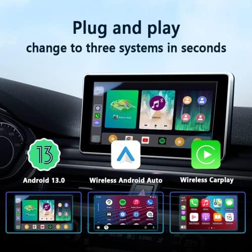 PlAYAIBOX Carplay Ai Box Android Auto Android 13.0 Snapdragon QCM 6125 Поддршка Netflix YouTube Google Play Store Приклучок И Игра