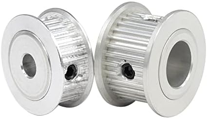 Axwerb Professional 2PCS MXL-30T Пулници за ремени, со големина 5/6/6/6.35/7/8/10/12 мм моторна макара за ширина 6/10mm MXL ремен за тајминг