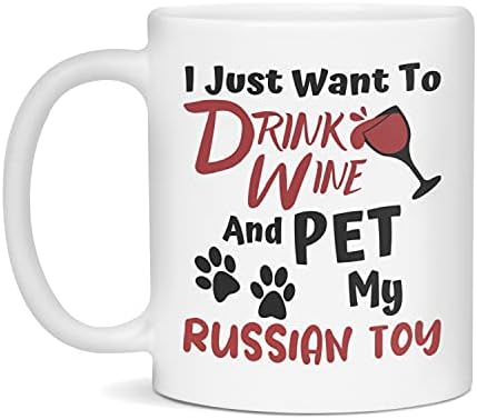 Руска Играчка Кригла за руски љубител На Играчки, Бела 11 Унца