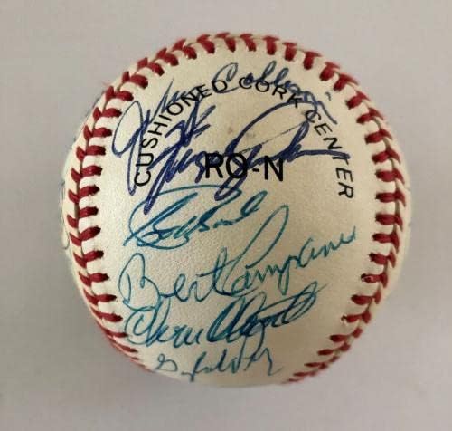 1988 ЊУЈОРК МЕТС ОЛДТАЈМЕРС ДЕЈ потпиша бејзбол 28 сигс-СИВЕР ЈСА ПИСМО-Автограм Бејзбол