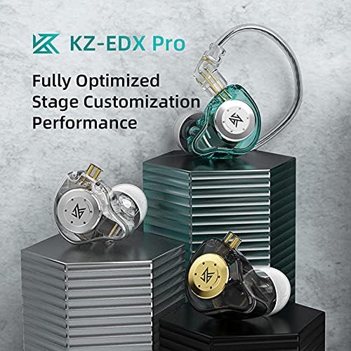 CCZ кафе-грав Hifi во ушите на ушите+ Kz EDX Pro слушалки во слушалките за монитор на ушите