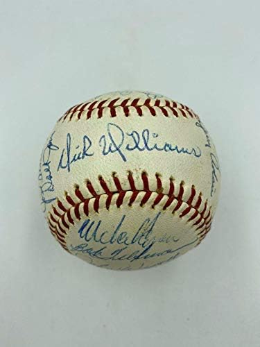 Најдобриот тим од 1967 година во Бостон Ред Сокс Ал шампион потпиша бејзбол на Земјата ПСА ДНК - автограмирани бејзбол
