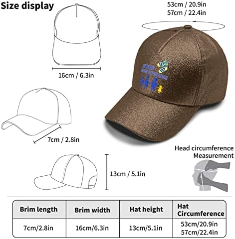 Светски Ден На Даунов Синдром Капи За Момче Бејзбол Капа Смешни Капи За Момче, Рок Вашиот Чорапи Даунов Синдром Шапка