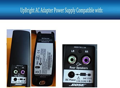 Adapter Uspright 24V AC компатибилен со Bose SL2 приемник безжичен опкружувачки линк 291712-001 94PS-065 AM291750_2_00 AM291705-2-0R AM291705_2_OR