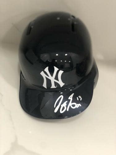 Џои Гало Рака Потпиша Њујорк Јенкис Целосна Големина Шлем Млб Прв Еден Пса Днк-Автограм МЛБ Шлемови