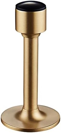 ZAAHH BRASS DOOR STOPS DOOL FROUL BASE DORTH DORGET TEVER DULT COLD Wallид за монтирање на браник што не е магнетски држач за