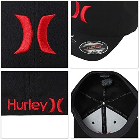 Hurley Men's Dri-Fit One и само Flexfit Baseball Cap