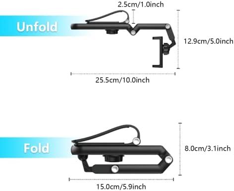 Мултифункционално ротирачко и телескопско монтирање на телефон за автомобил, може да користи Sun Visor, ретровизор, седиште, воланот,