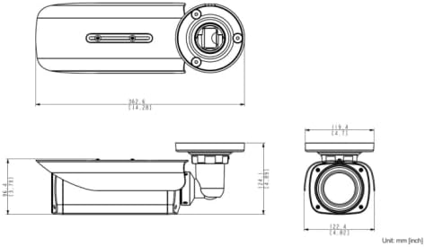 ACTI CORPORATION B419 5MP IR Надворешна Мрежа Вграден Микрофон Куршум Камера со 4,7-47mm варифокална Леќа, 10x Зум, Бело.