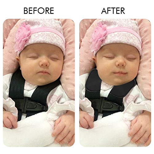 3 компјутерски перничиња за прицврстување на рамото на рамото и капаците на лентите за ракави се лизгаат за шетачи за деца за бебиња и/или додатоци
