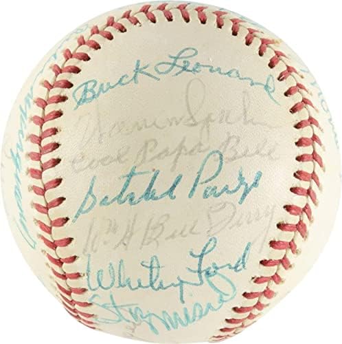 Мики Мантл Сатчел Пејџ 1974 година Индукција на салата на славните потпишани Бејзбол ПСА ДНК - Автограмски бејзбол