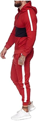 Bmisegm mens одговара голема и висока џемпер со џемпер на врвни панталони за спојување на костуми за мажи, спортски печати есенски
