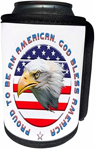 3дроза Американско знаме, ќелав орел. Прекрасен патриотски подарок. - Може Ли Поладно Шише Заврши