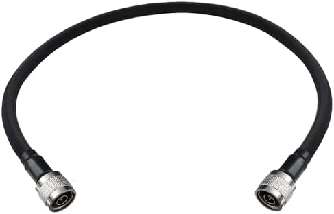 Surecall 2 'SC-400 Ultra Coax кабел со низок загуба со N-машки конектори-црна