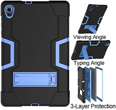 ЖАО За Леново Таб К10 Таблет Случај, Тешки Шок-Отпорни Деца Хибриден Заштитен Случај Со Штанд За Леново Таб М10 Плус/Леново Таб К10 10.3 Инчен