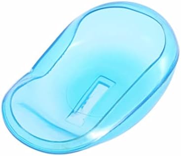 Eioflia уво покритие, 1Pair Silicon Sallow Боја за коса чиста сина сина силиконска ушна штит Барбер продавница за анти-обоени уви за заштита, чиста силиконска уво покриена боја ?