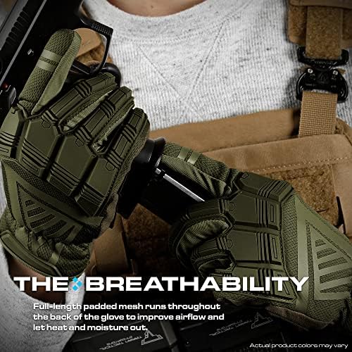 Станица за ракавици - Тактички нараквици на импулс за мажи - ракавици на екран на допир Работни ракавици идеални за спорт и