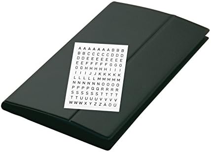 Сигел VZ175 Бизнис Картичка Албум, црна, мет, со самолепливи индекс